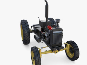 U650 Tractor v7 3D Модель