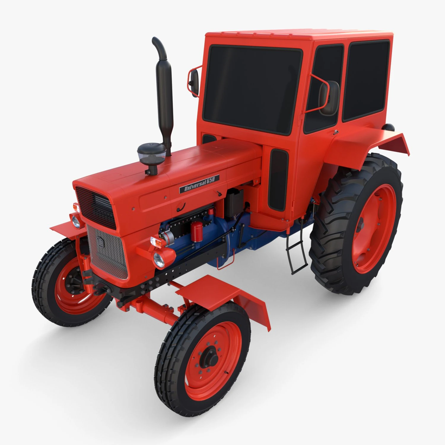 U650 Tractor v8 3D Model .c4d .max .obj .3ds .fbx .stl .blend
