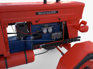 U650 Tractor v8 3D मॉडल