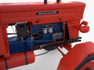 U650 Tractor v8 3D Model