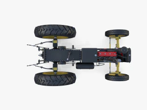 U650 Tractor v8 3D Model