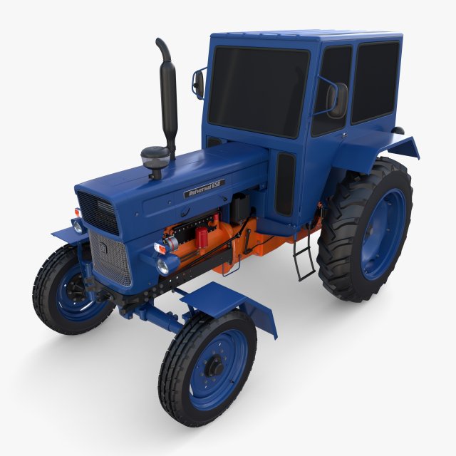 U650 Tractor v9 3D Model .c4d .max .obj .3ds .fbx .stl .blend 