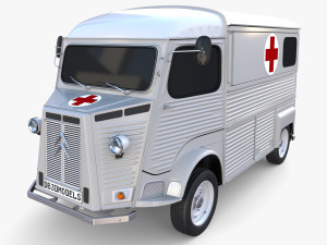 Citroen HY Ambulance 3D Model