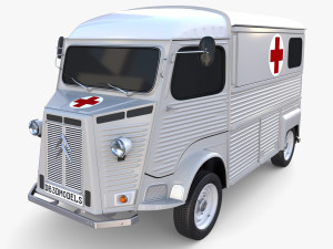Citroen HY Ambulance 3D 모델