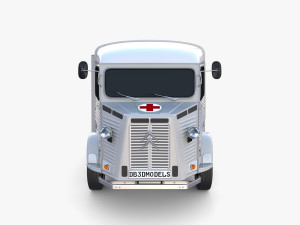 Citroen HY Ambulance Model 3D