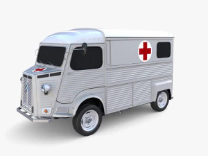 Citroen HY Ambulance 3D Model