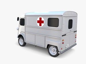Citroen HY Ambulance Model 3D