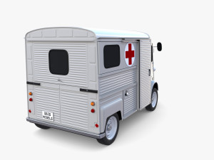Citroen HY Ambulance Model 3D