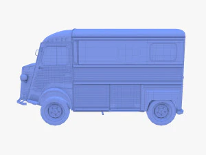 Citroen HY Ambulance 3D Model