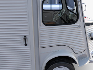 Citroen HY Ambulance with interior 3D Model