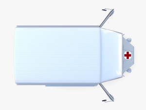Citroen HY Ambulance with interior 3D Model