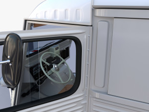 Citroen HY Ambulance with interior 3D Model