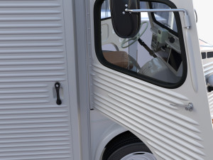 Citroen HY Ambulance with interior 3D Model
