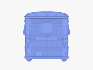 Citroen HY Ambulance with interior 3D Model