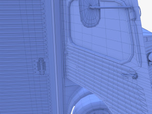 Citroen HY Ambulance with interior 3D Model