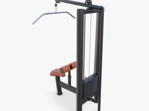 M&aacute;quina lateral Modelo 3D