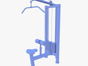 M&aacute;quina lateral Modelo 3D