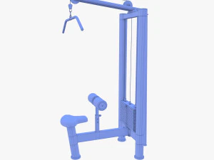 M&aacute;quina lateral Modelo 3D