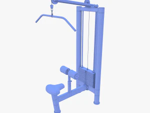 M&aacute;quina lateral Modelo 3D