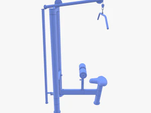 M&aacute;quina lateral Modelo 3D