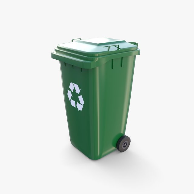 Trash can v1 3D 모델 .c4d .max .obj .3ds .fbx .stl .blend 