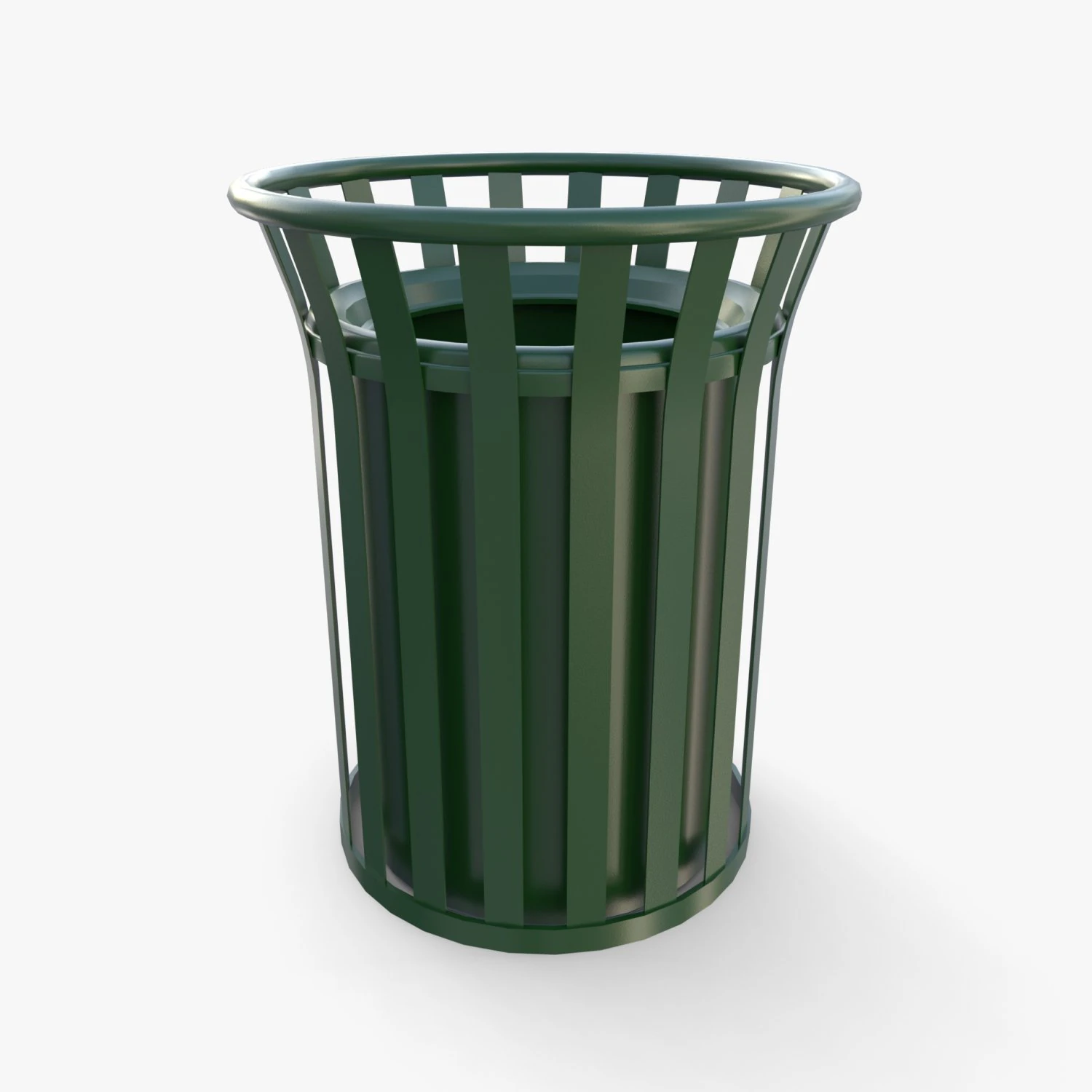 Trash can v2 3D Model .c4d .max .obj .3ds .fbx .stl .blend 