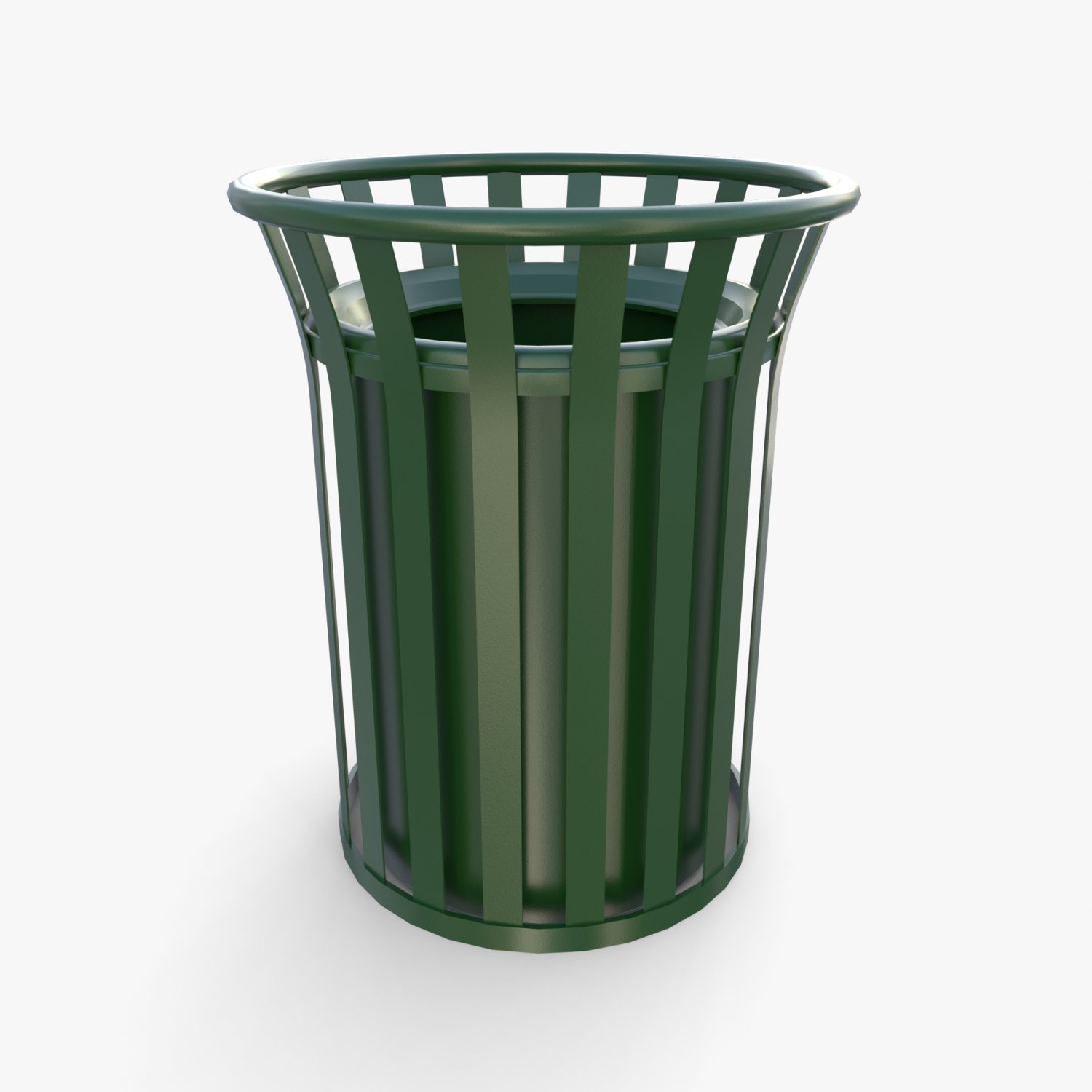 Trash can v1 3D Model in Parts 3DExport