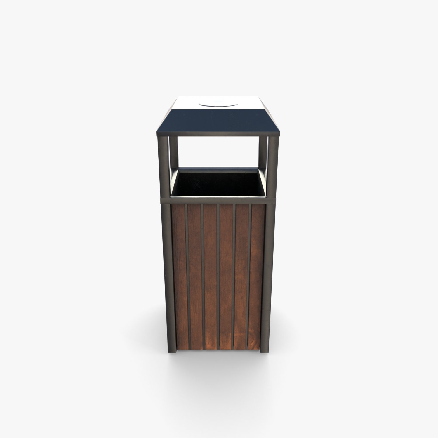 3D model office trash can VR / AR / low-poly