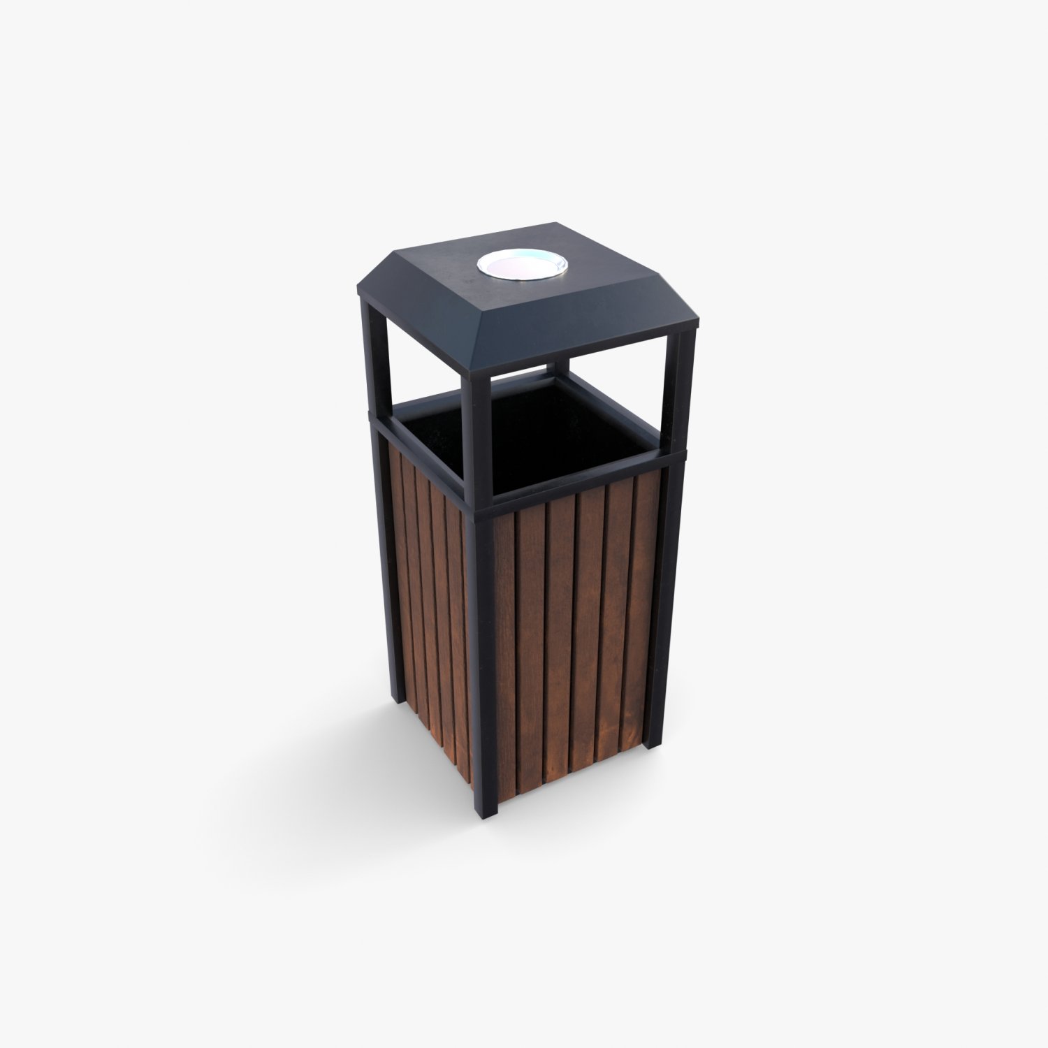 Trash can v1 3D Model in Parts 3DExport