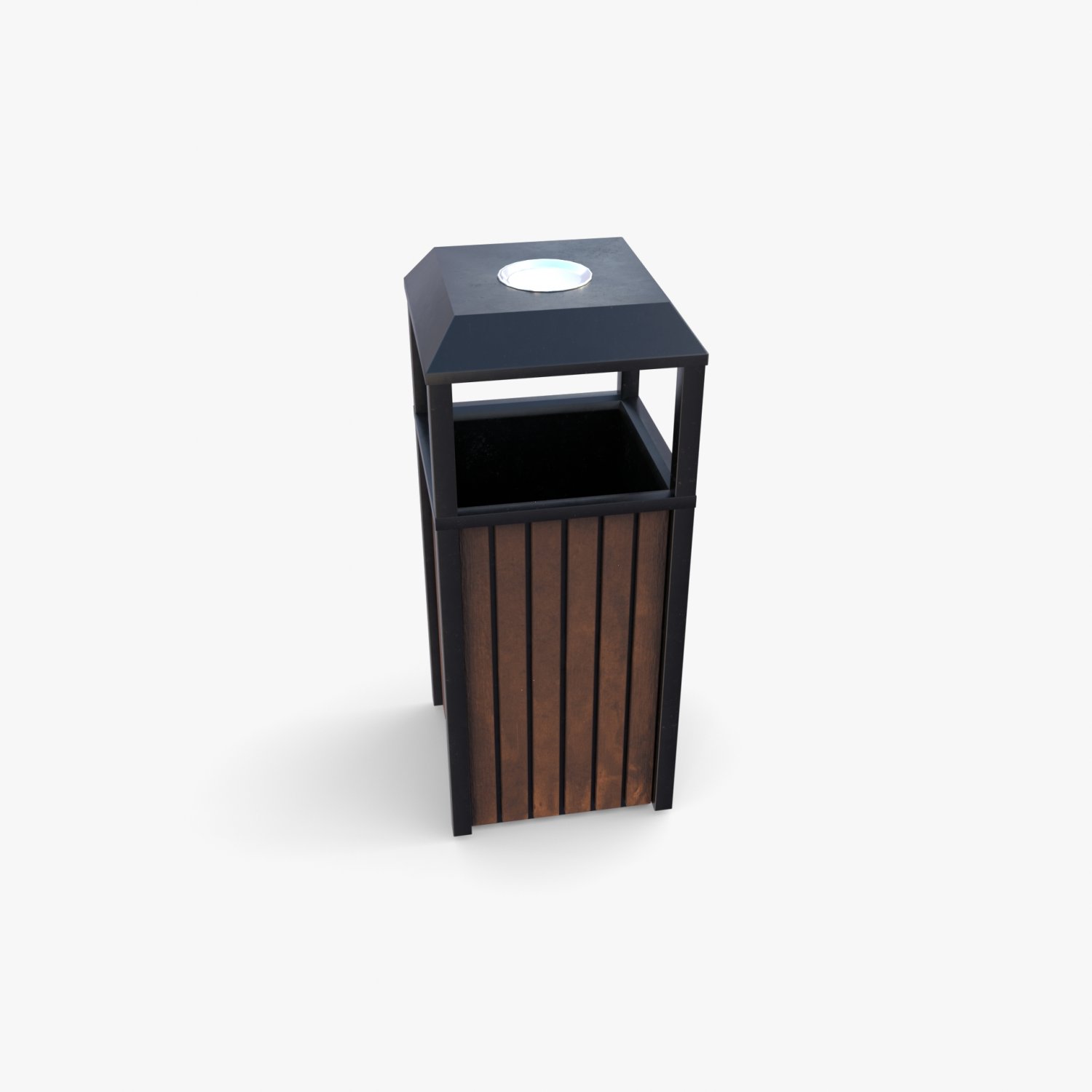 Trash can v1 3D Model in Parts 3DExport