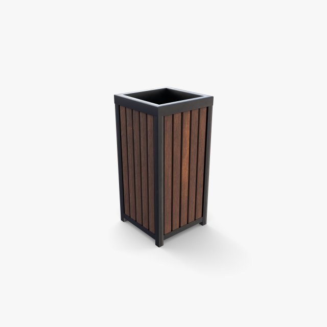 Trash can v6 Modello 3D .c4d .max .obj .3ds .fbx .stl .blend 
