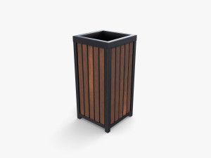 Trash can v6 Modello 3D
