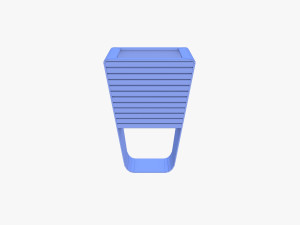 Trash can v8 3D मॉडल