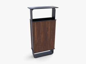 Trash can v9 Model 3D