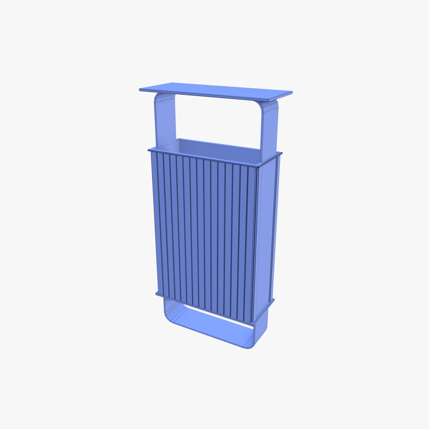 Trash can v1 3D Model in Parts 3DExport