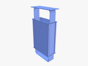 Trash can v9 Model 3D
