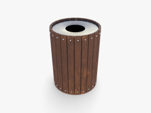 Trash can v10 3Dモデル
