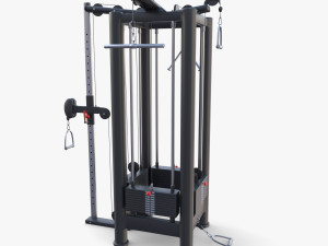 4 Station multi gym 3D 模型