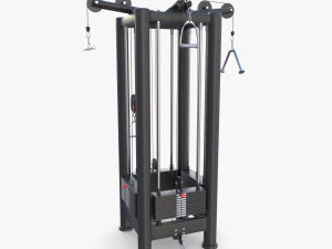 Palestra multifunzione a 4 stazioni Modello 3D