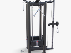 4 Station multi gym 3D 模型