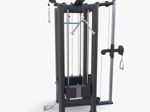 Palestra multifunzione a 4 stazioni Modello 3D