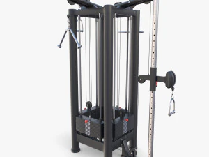 Palestra multifunzione a 4 stazioni Modello 3D