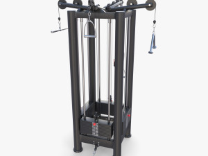 4 Station multi gym 3D 模型