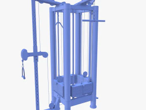 Palestra multifunzione a 4 stazioni Modello 3D