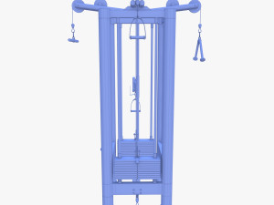 4 Station multi gym 3D 模型