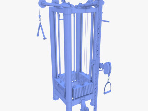 4 Station multi gym 3D 模型