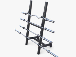 Barbell rack v2 Modello 3D