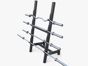 Barbell rack v2 3D Model