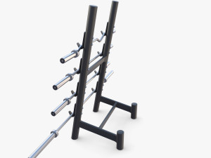 Barbell rack v2 Modello 3D