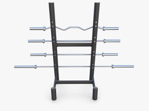 Barbell rack v2 Modello 3D